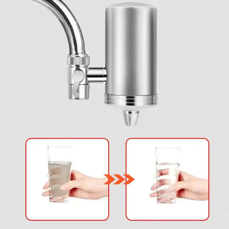 YS Special HydraPure™ – Filtro de Agua para Grifo | Purificador Doméstico de 7 Capas, Agua Pura y Saludable al Instante