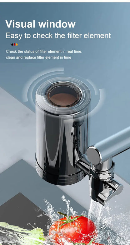 YS Special HydraPure™ – Filtro de Agua para Grifo | Purificador Doméstico de 7 Capas, Agua Pura y Saludable al Instante